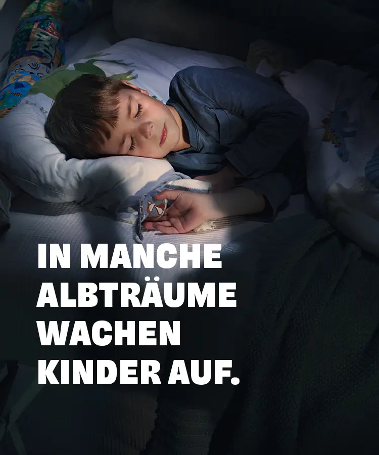 In manchen Albträumen wachen Kinder auf. | We Protect Kids